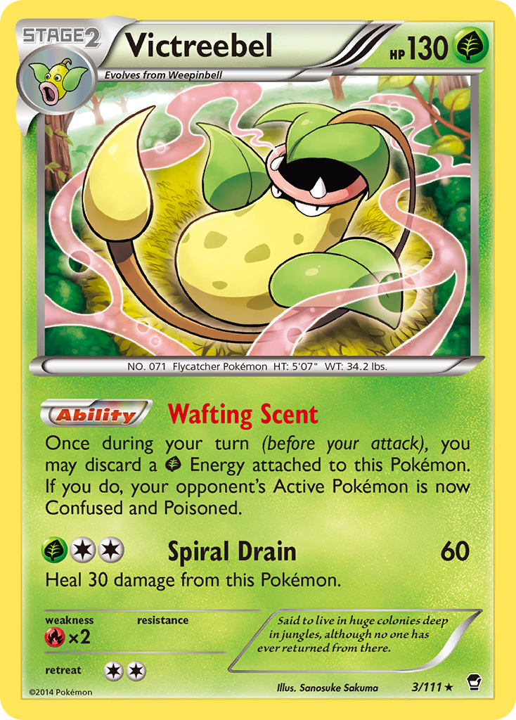 Victreebel — illustrated card