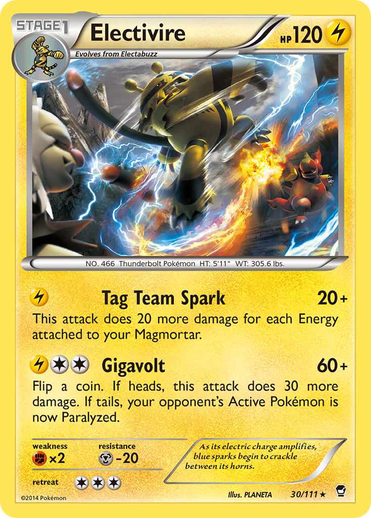 Electivire — illustrated card