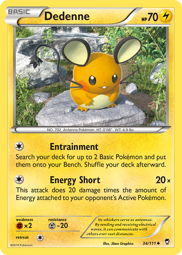 Dedenne — illustrated card