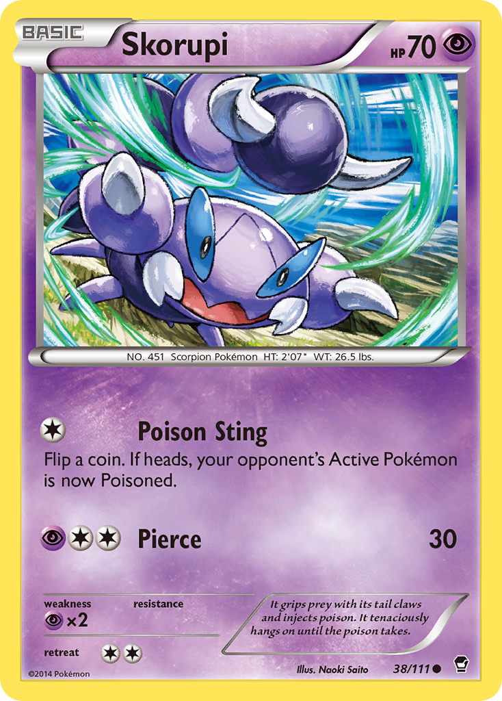 Skorupi — illustrated card