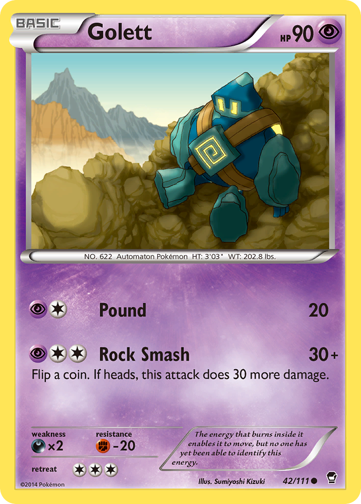 Golett — illustrated card