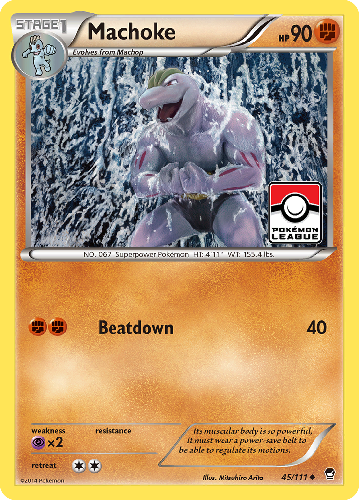 Machoke — illustrated card