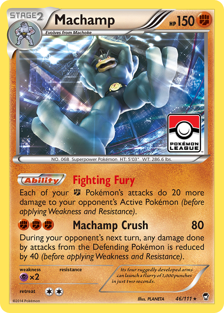 Machamp — illustrated card