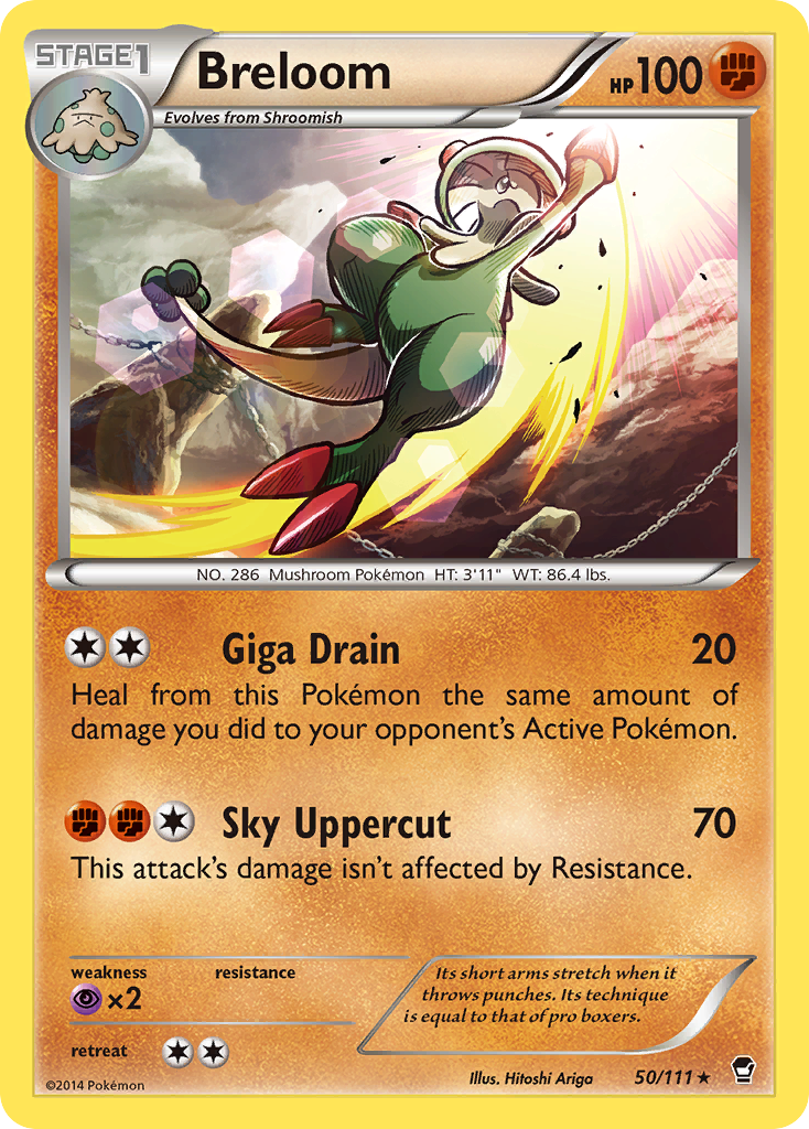 Breloom — illustrated card