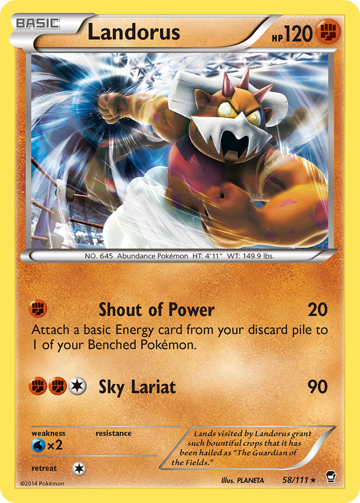 Landorus — illustrated card
