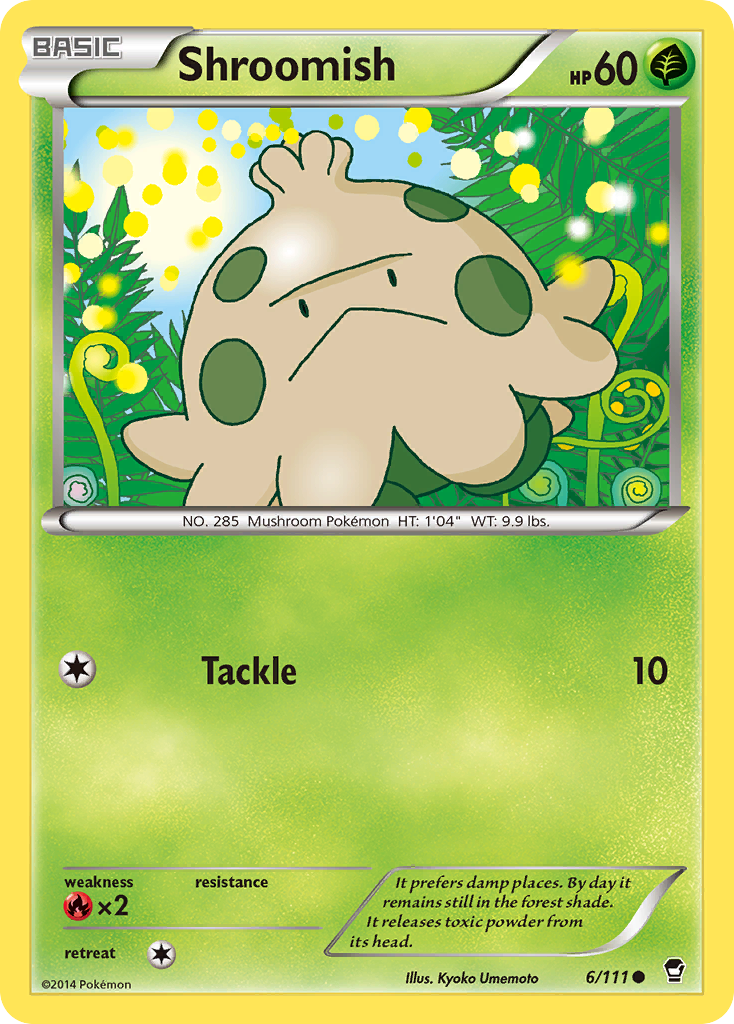 Shroomish — illustrated card