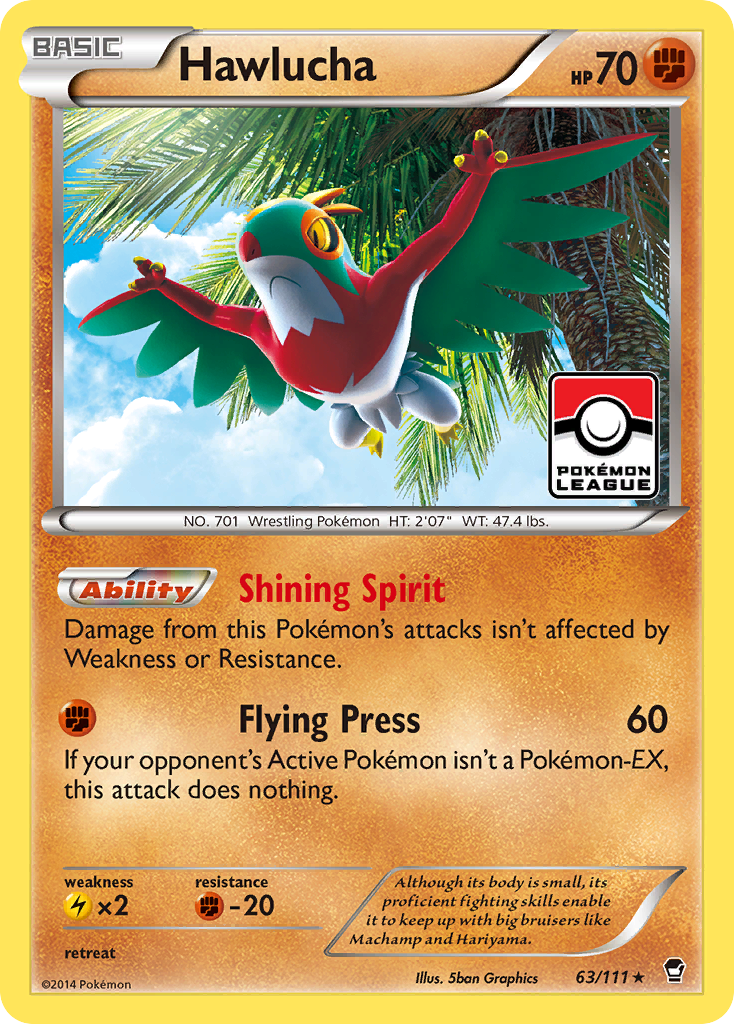 Hawlucha — illustrated card