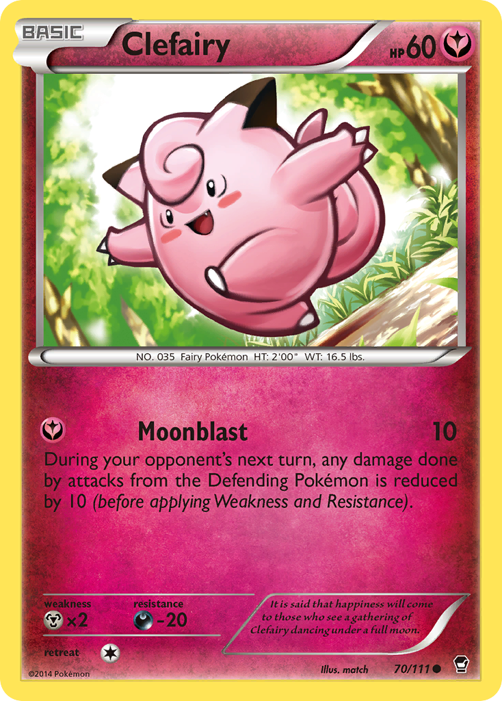 Clefairy — illustrated card