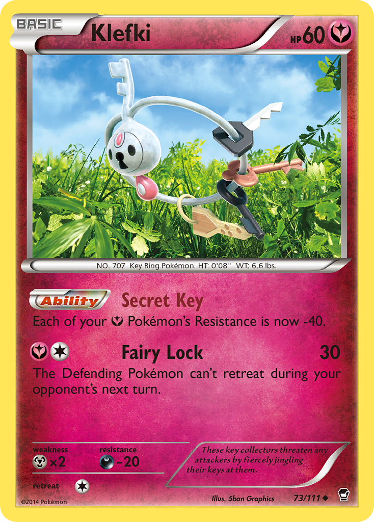 Klefki — illustrated card