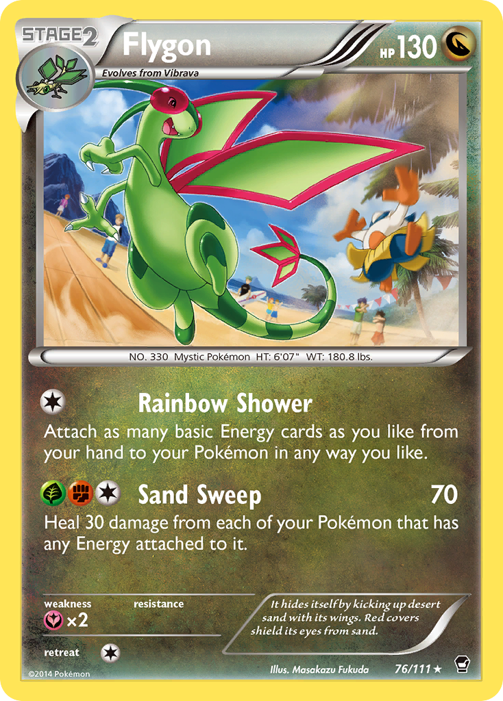 Flygon — illustrated card