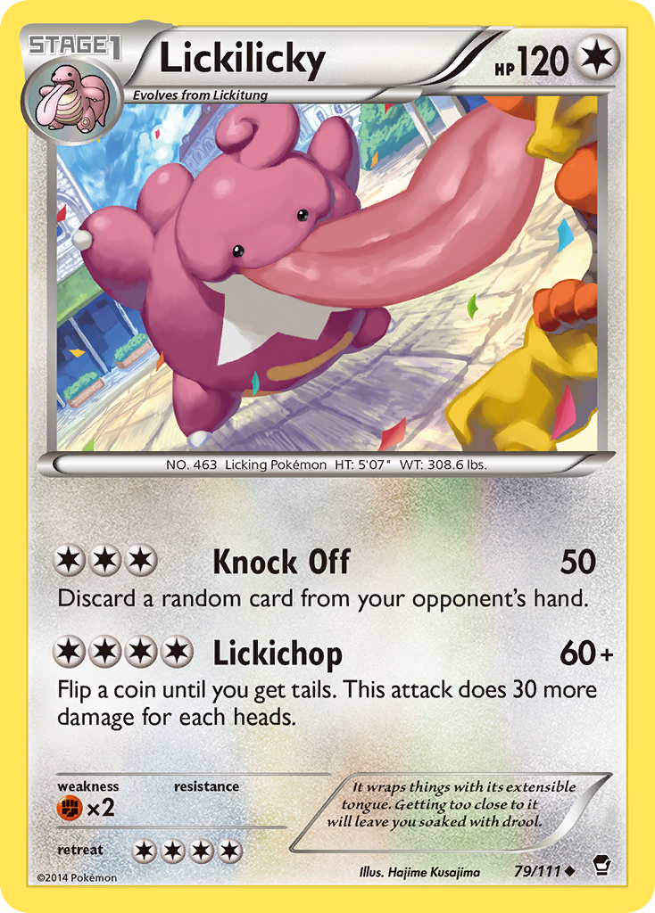 Lickilicky — illustrated card