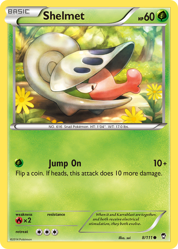Shelmet — illustrated card