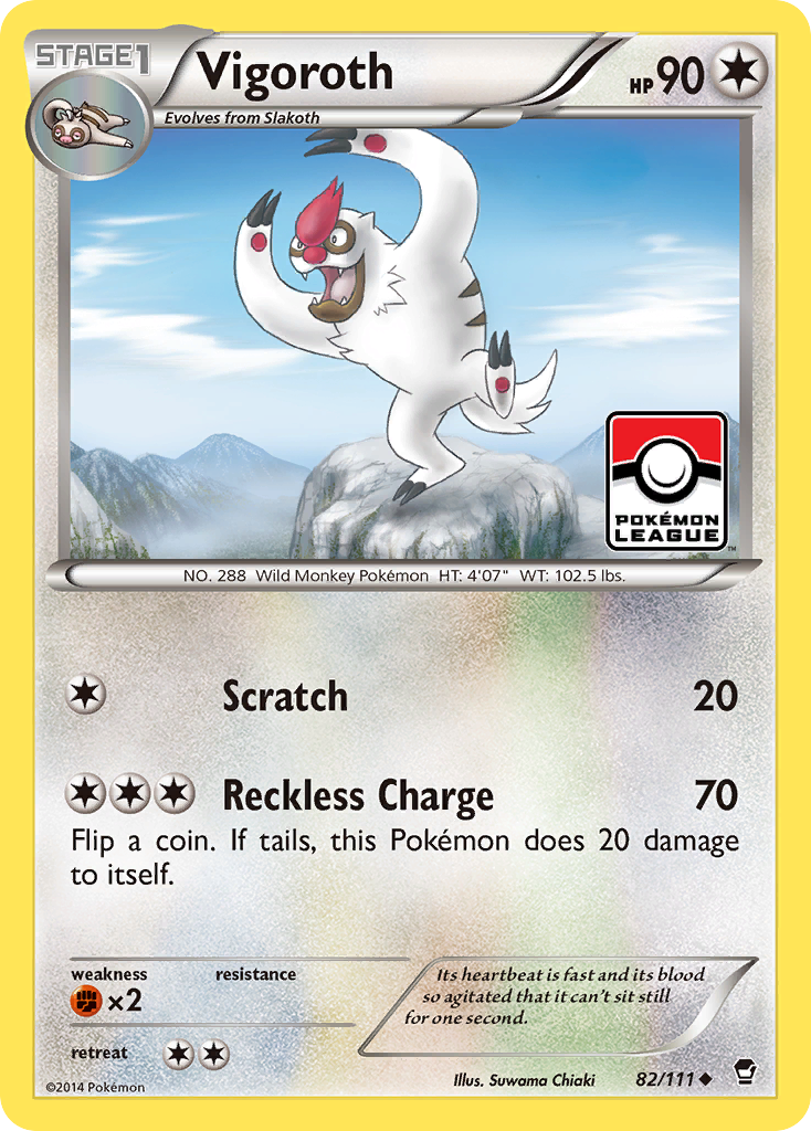 Vigoroth — illustrated card