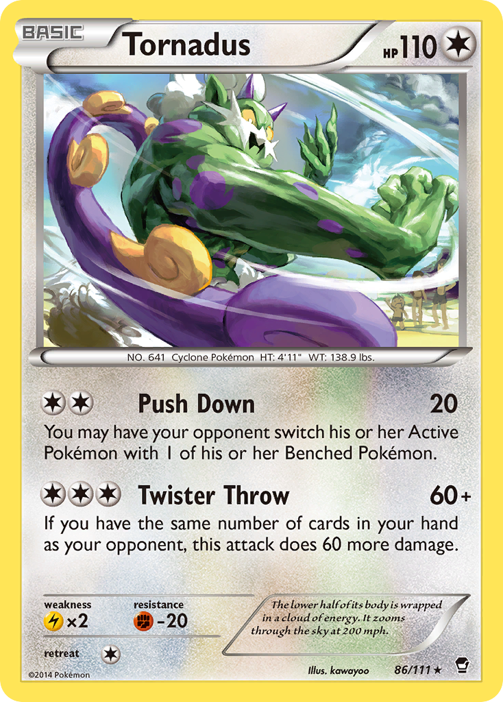 Tornadus — illustrated card