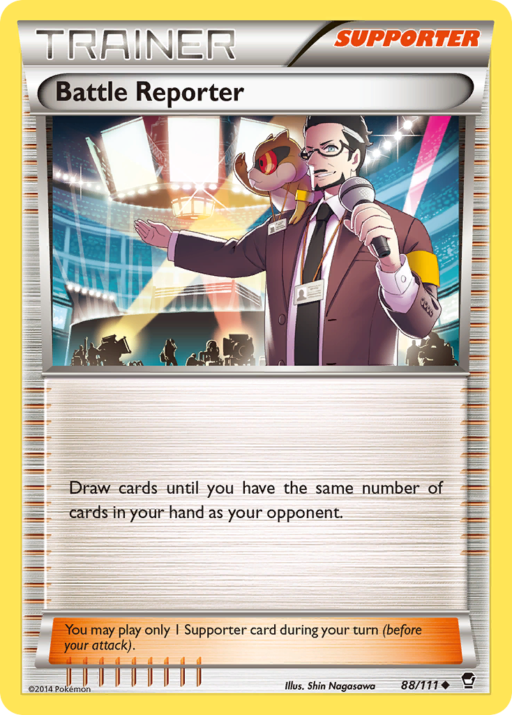 Battle Reporter — illustrated card