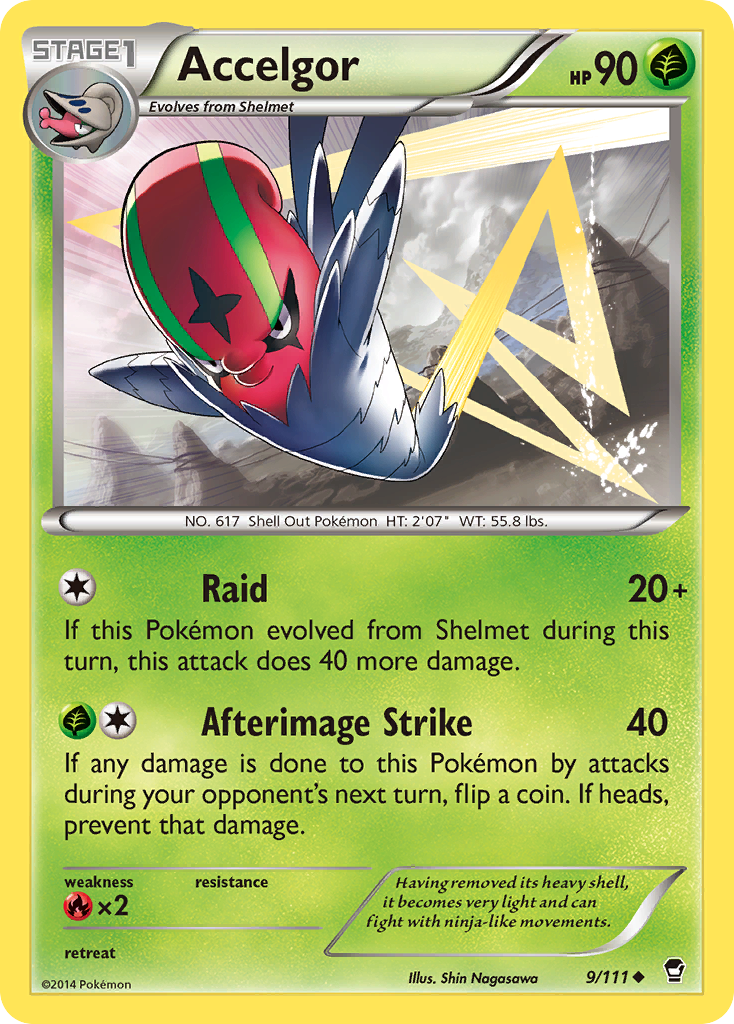 Accelgor — illustrated card