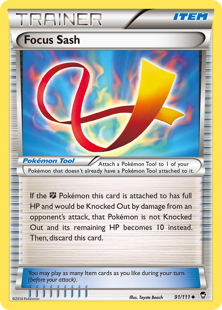 Focus Sash — illustrated card