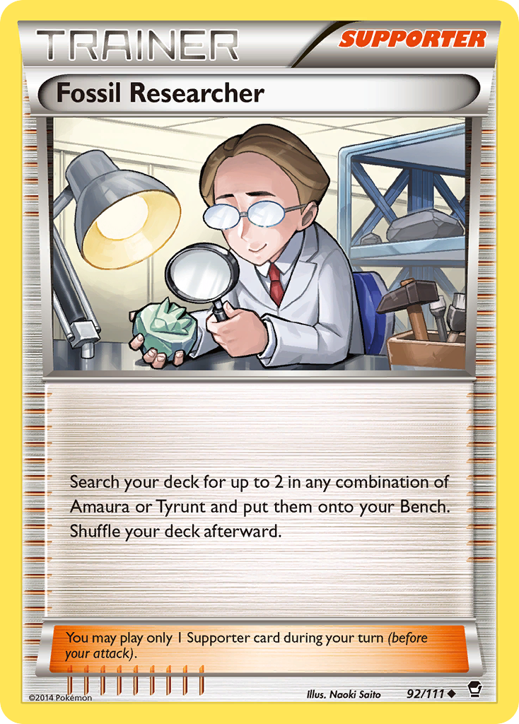 Fossil Researcher — illustrated card