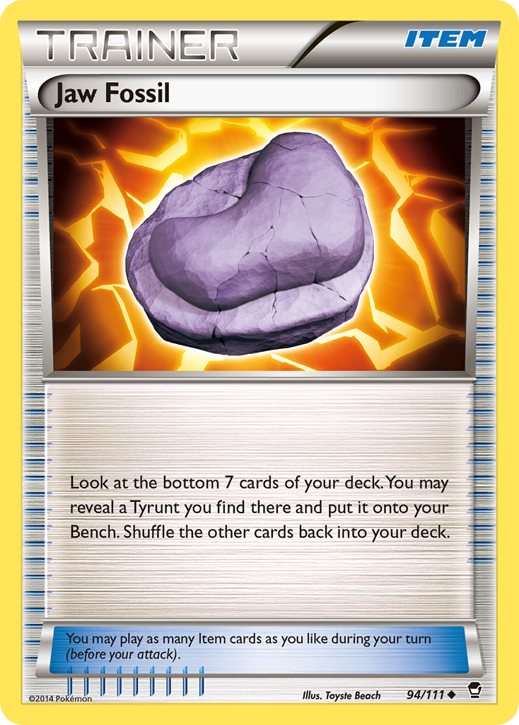Jaw Fossil — illustrated card