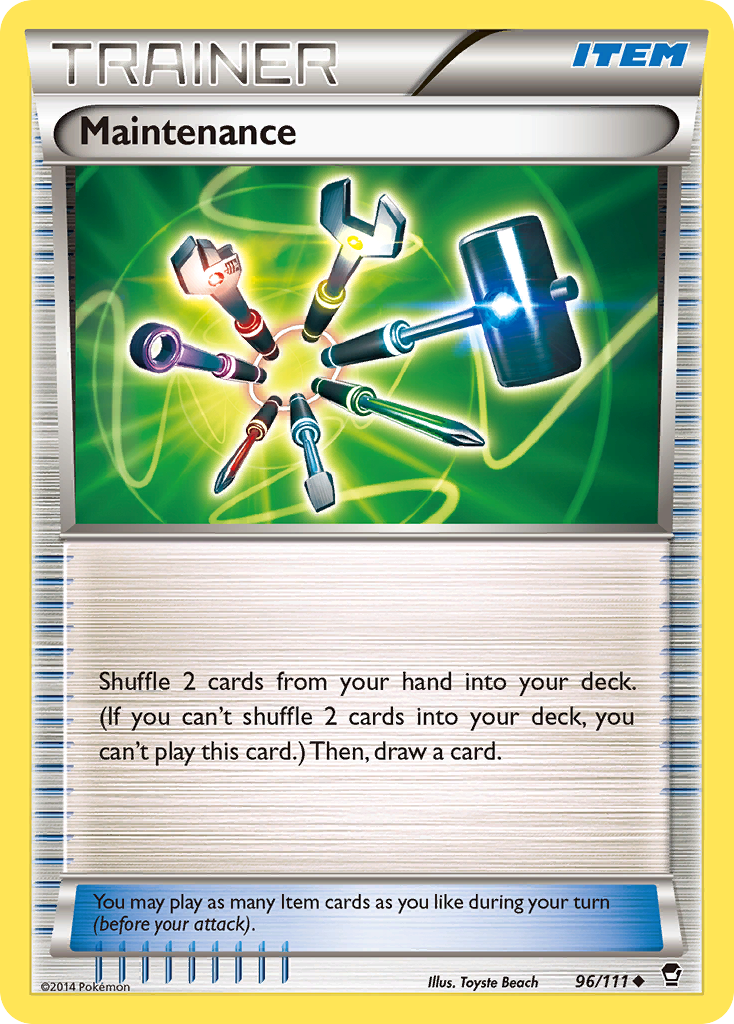 Maintenance — illustrated card