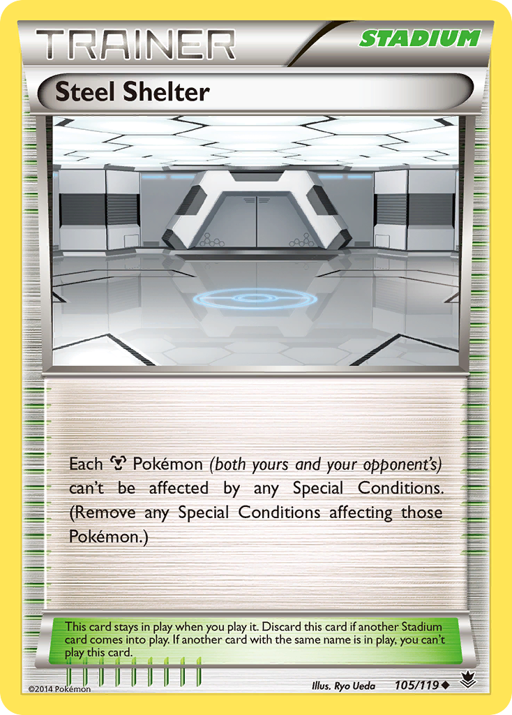 Steel Shelter — illustrated card