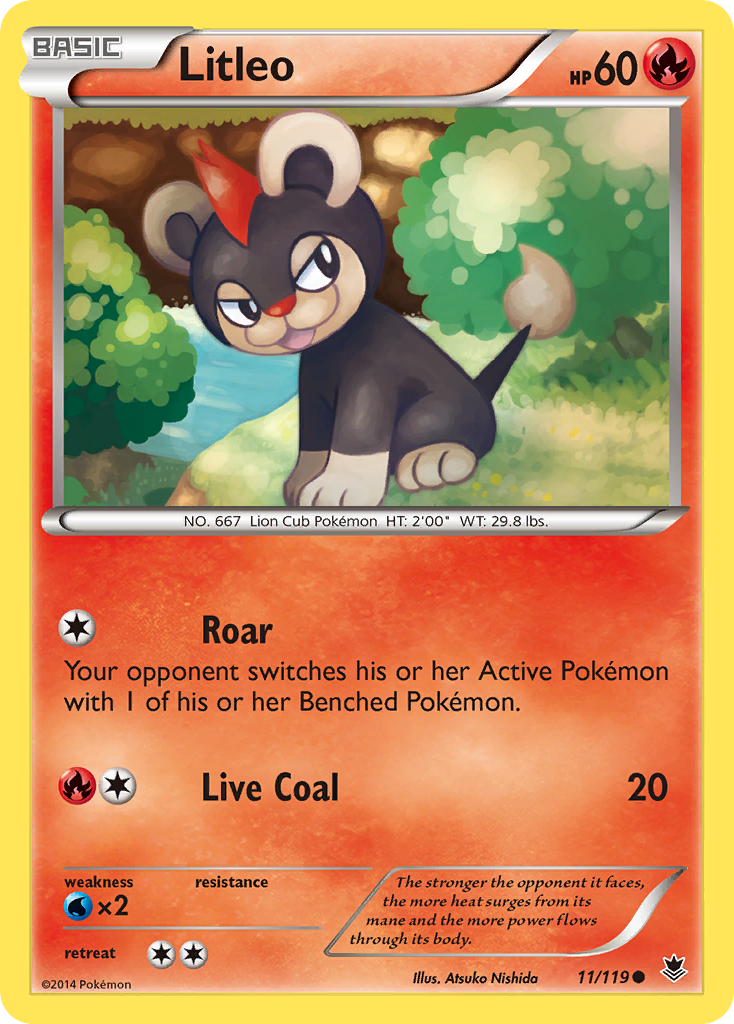 Litleo — illustrated card