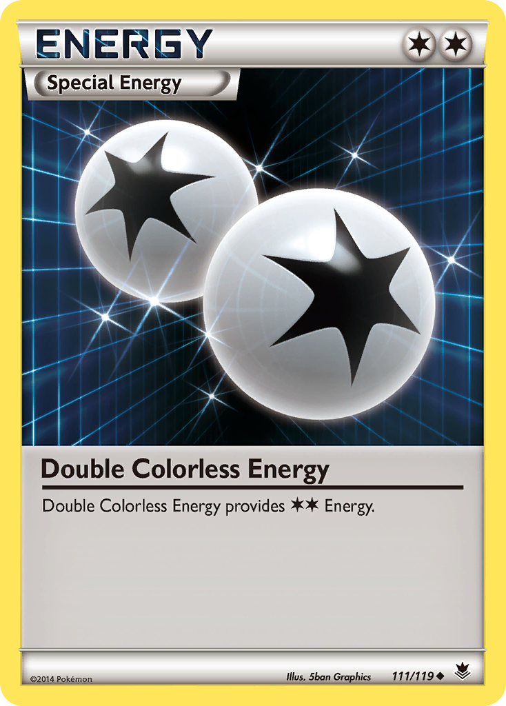 Double Colorless Energy — illustrated card