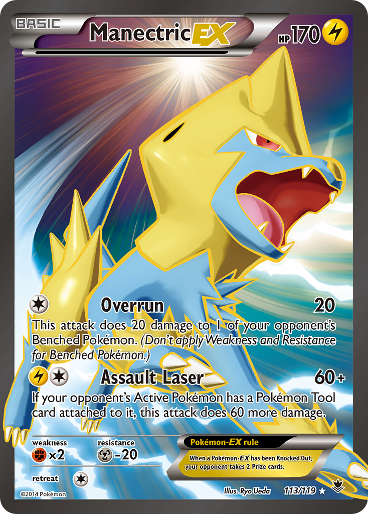 Manectric-EX — illustrated card