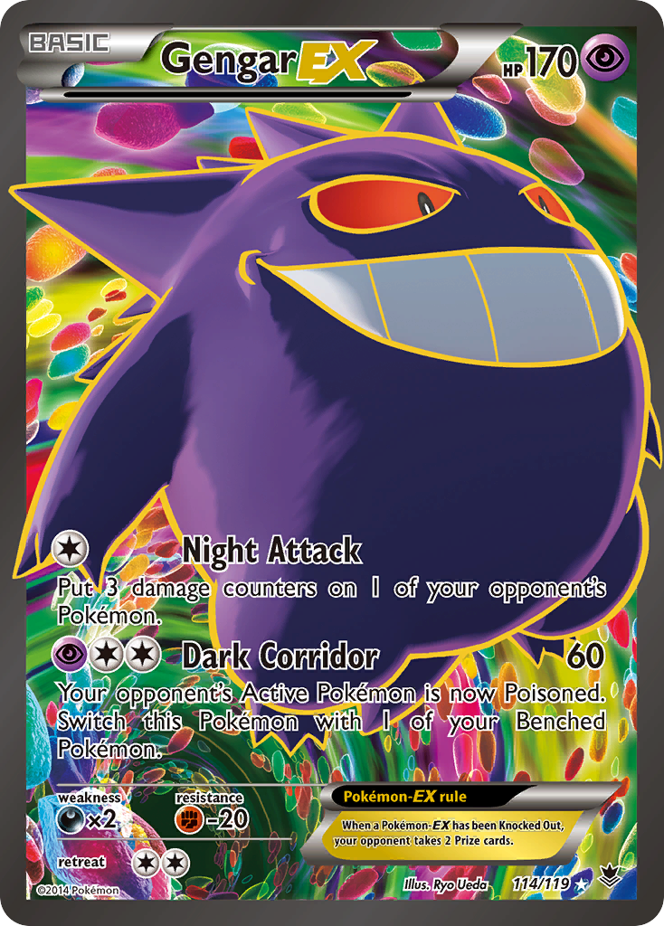 Gengar-EX — illustrated card