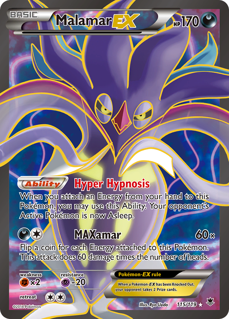 Malamar-EX — illustrated card