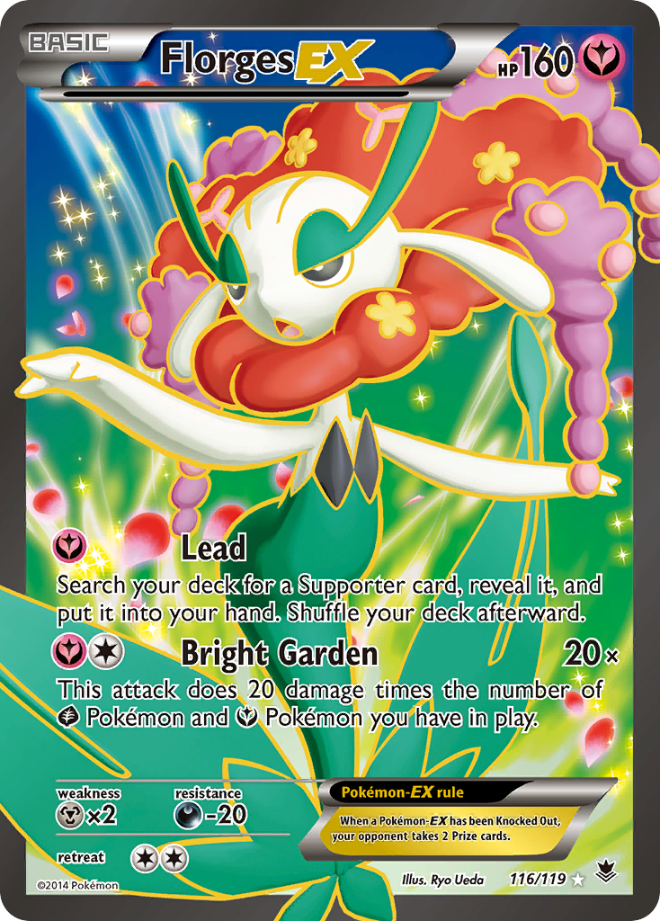 Florges-EX — illustrated card