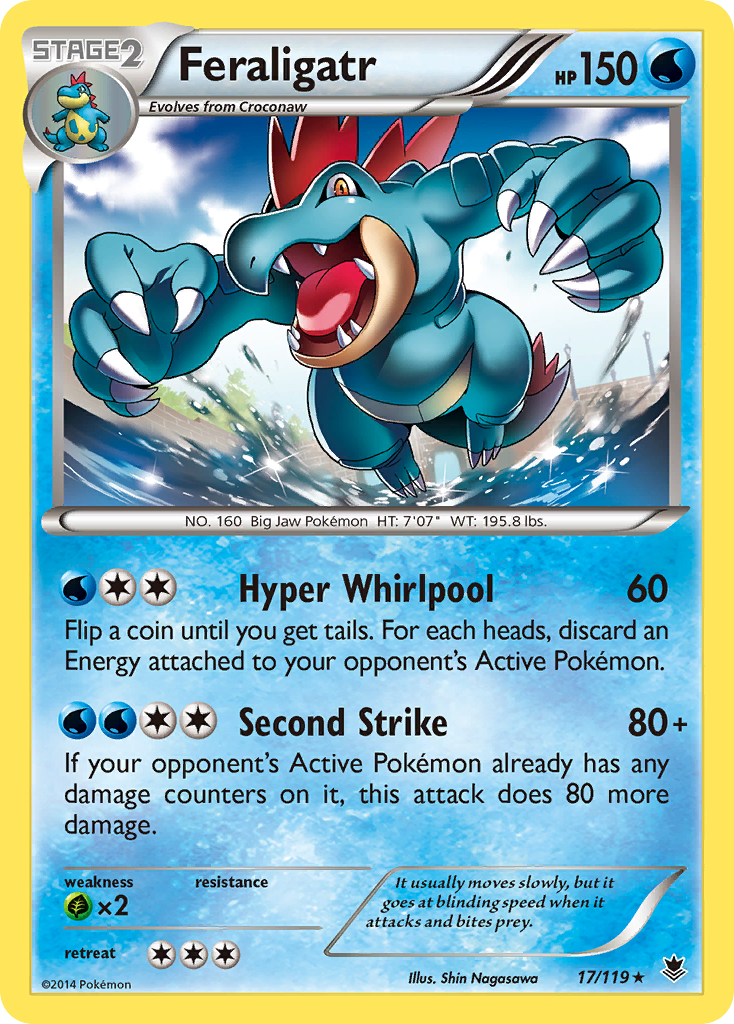 Feraligatr — illustrated card