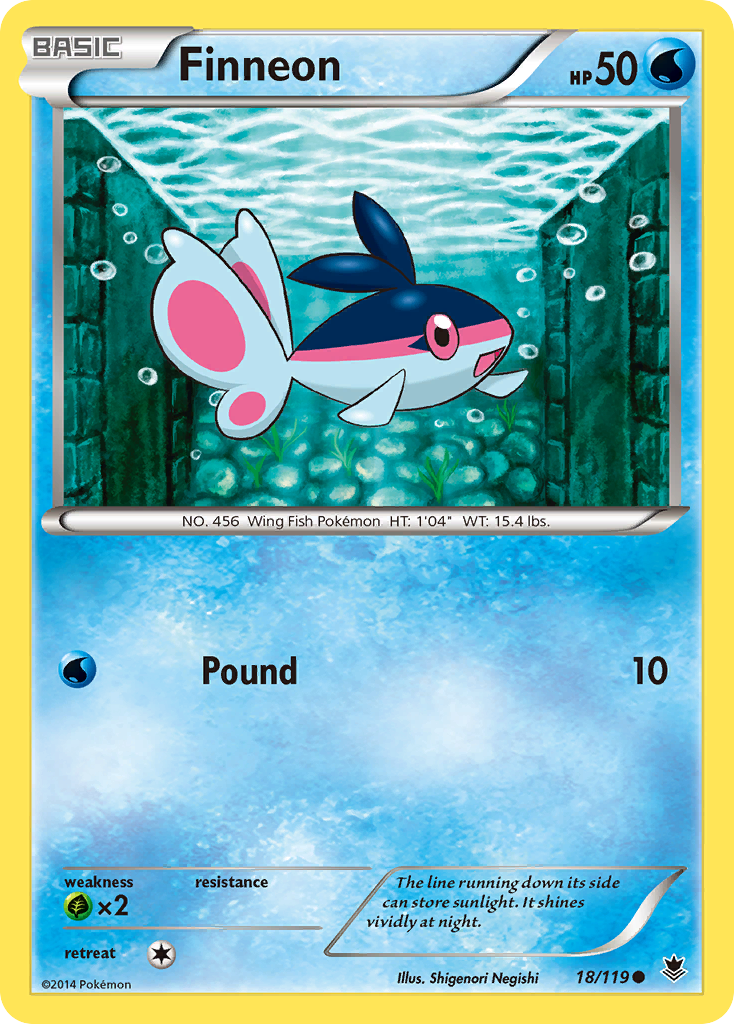 Finneon — illustrated card