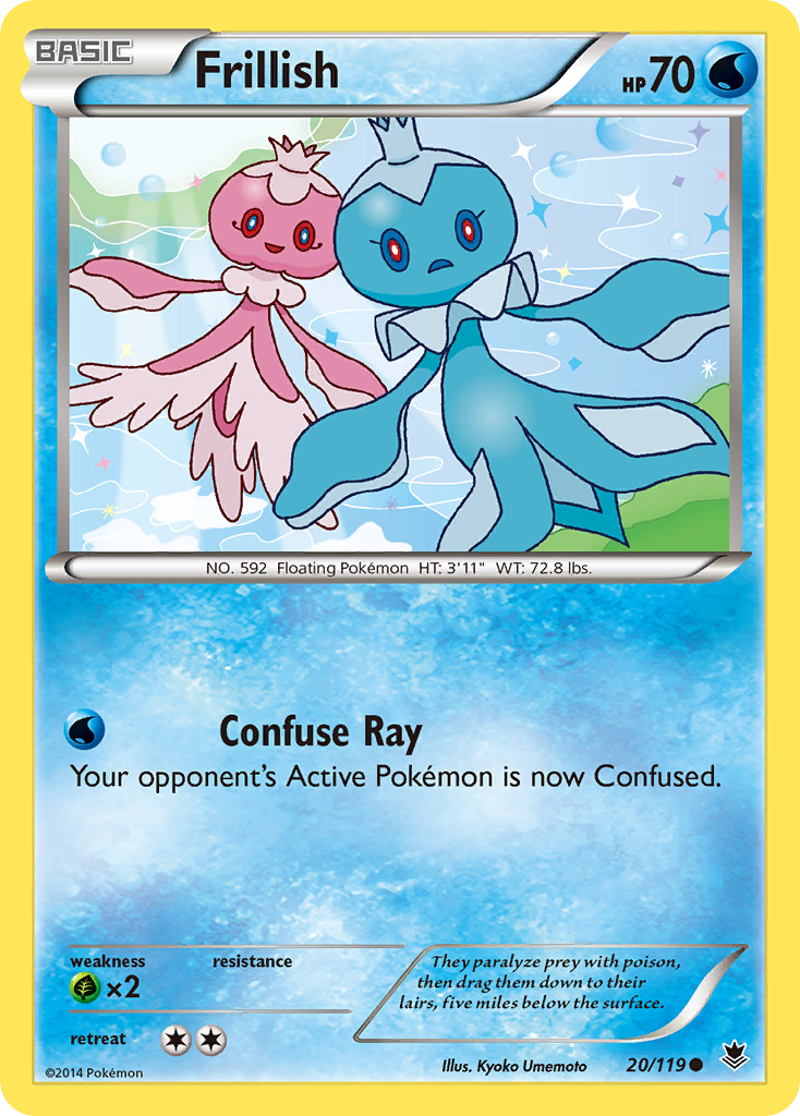 Frillish — illustrated card