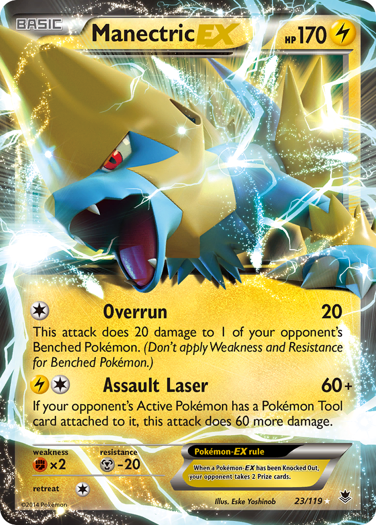 Manectric-EX — illustrated card