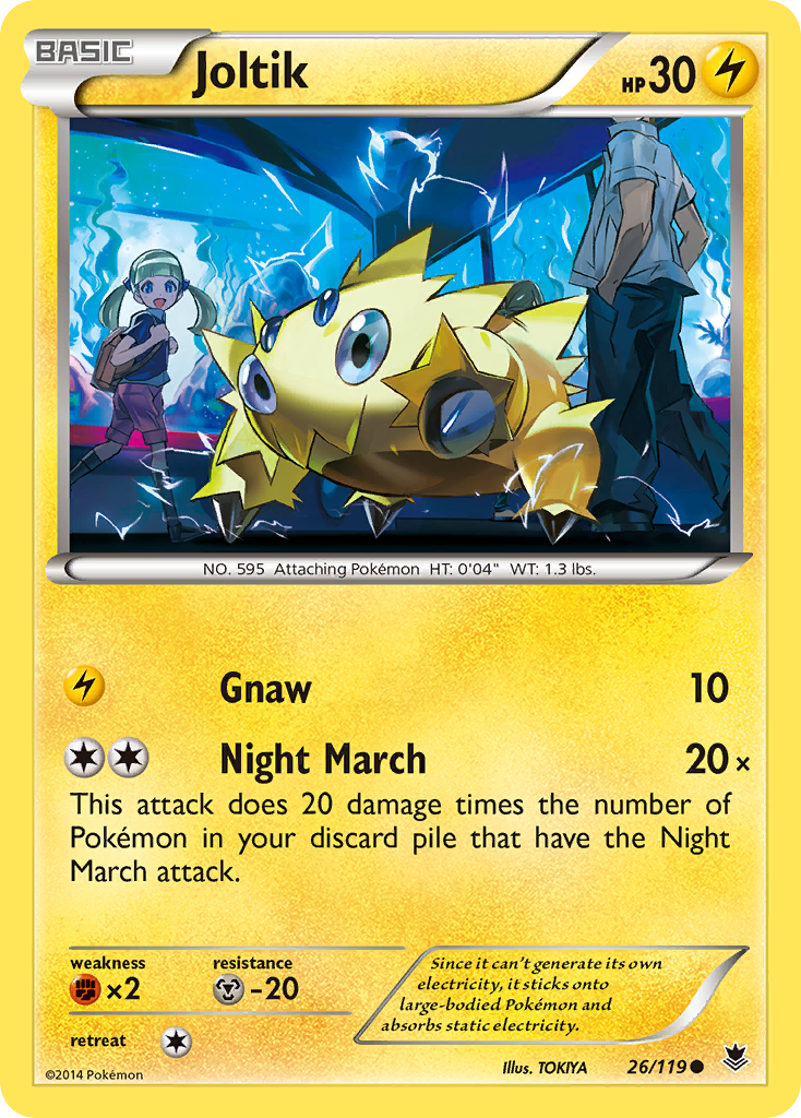 Joltik — illustrated card