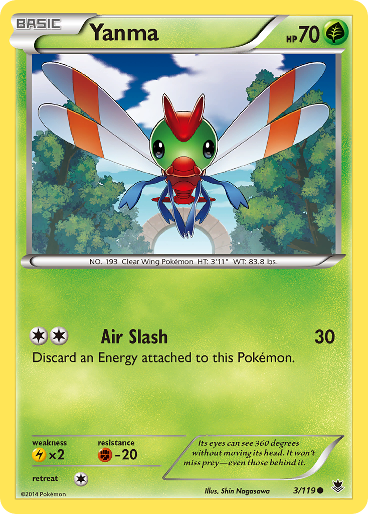 Yanma — illustrated card