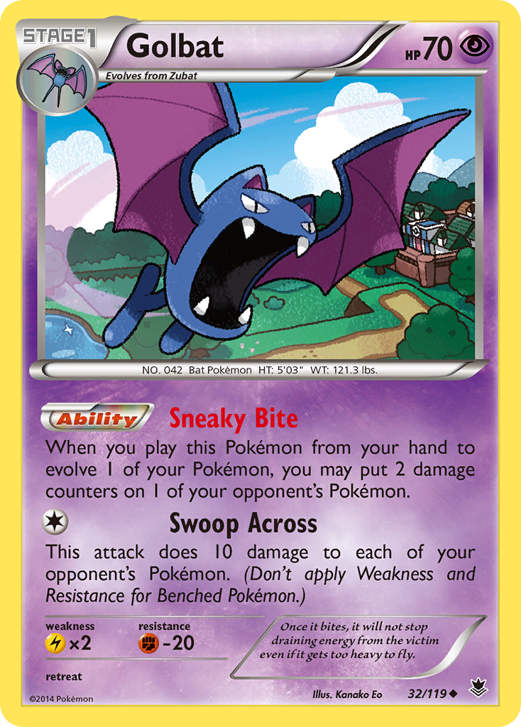 Golbat — illustrated card