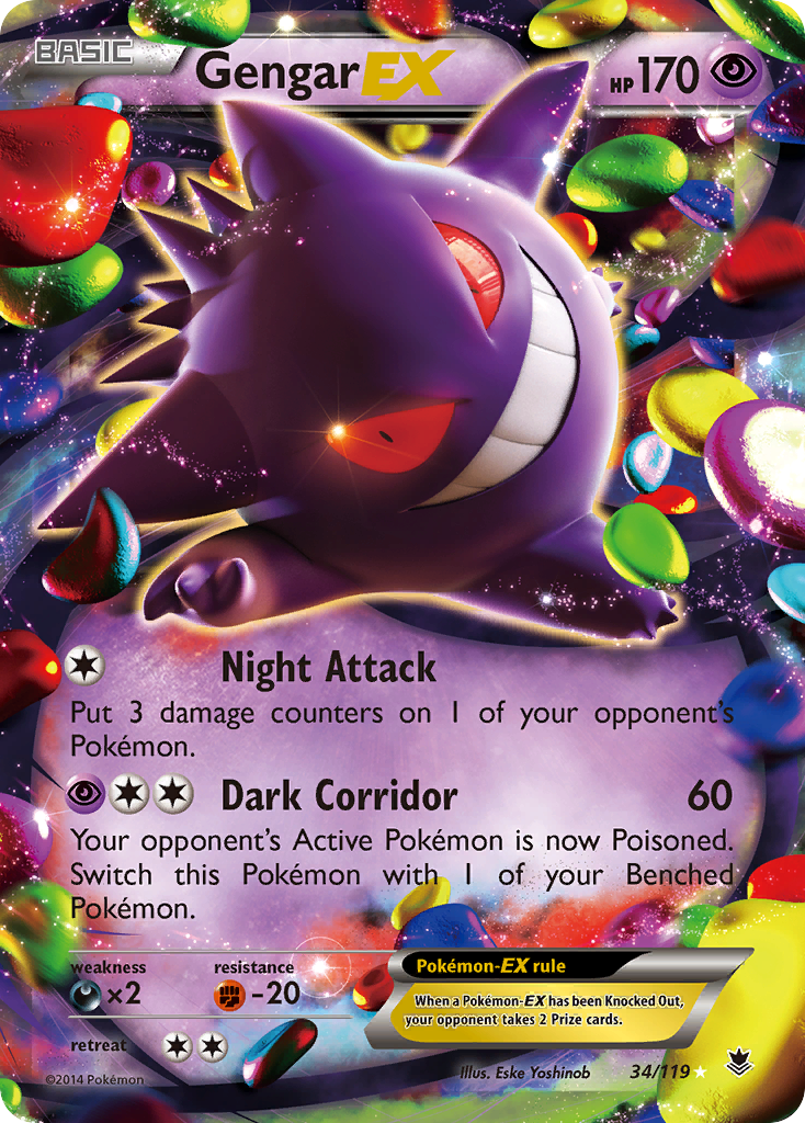 Gengar-EX — illustrated card