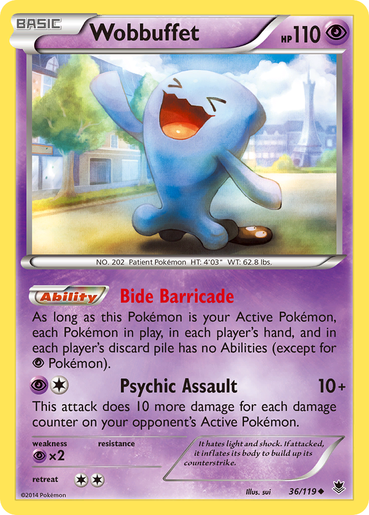 Wobbuffet — illustrated card