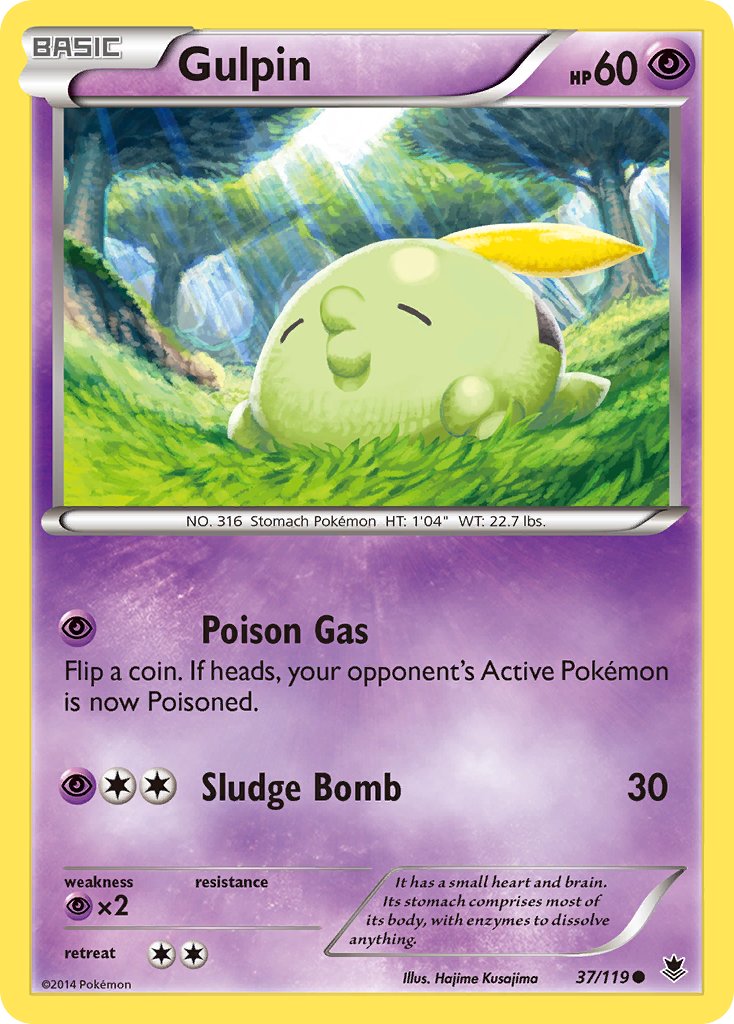 Gulpin — illustrated card