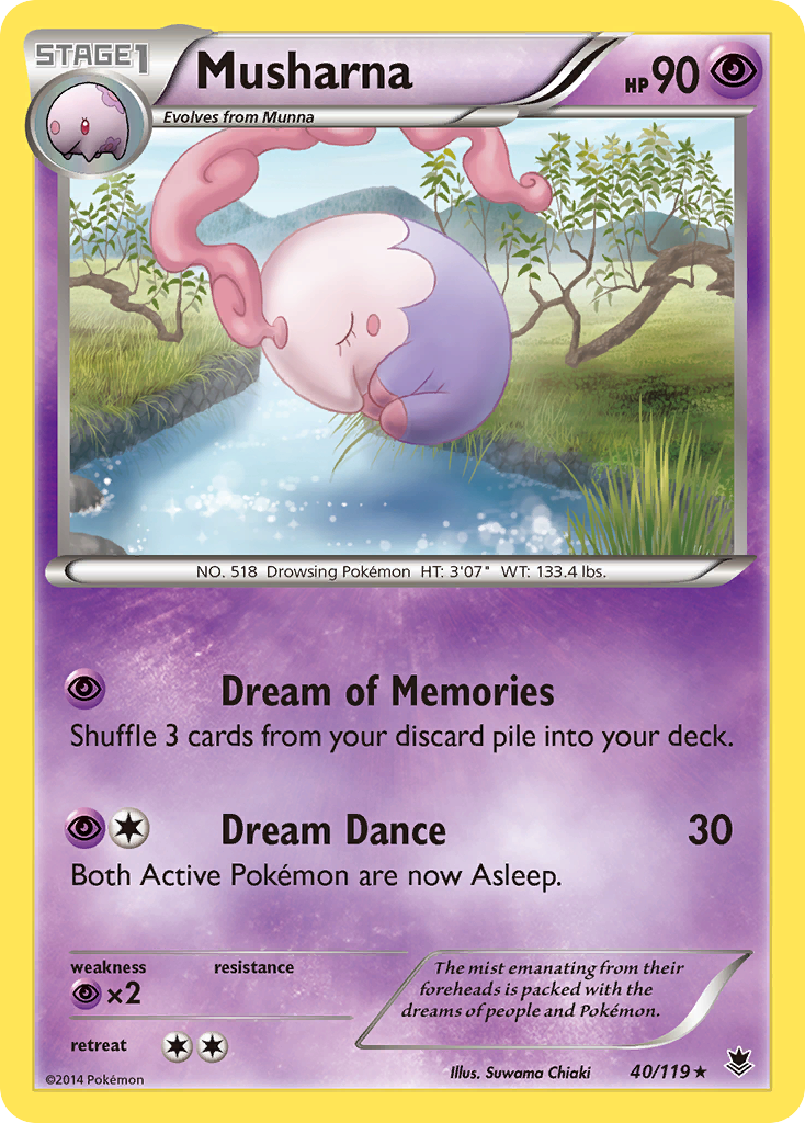 Musharna — illustrated card