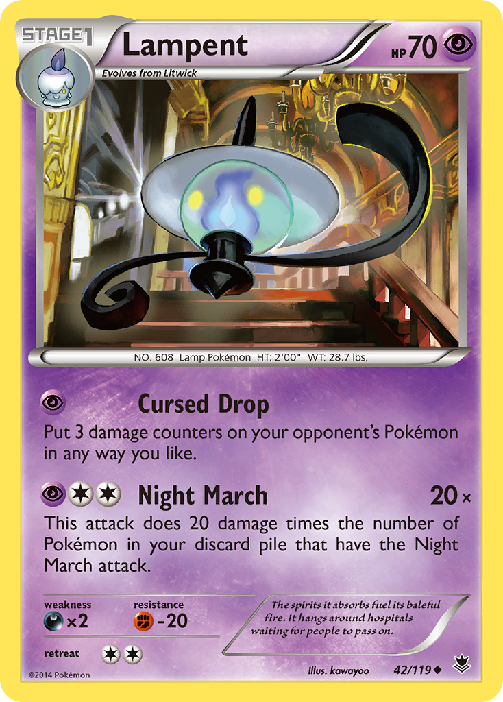 Lampent — illustrated card