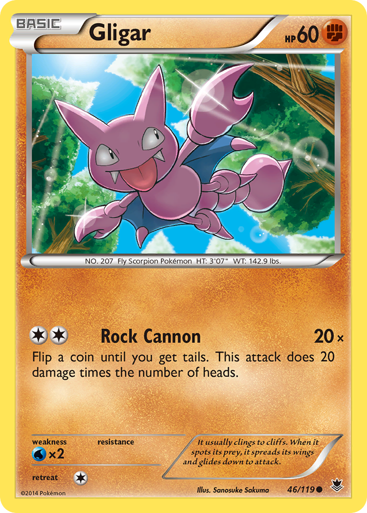 Gligar — illustrated card