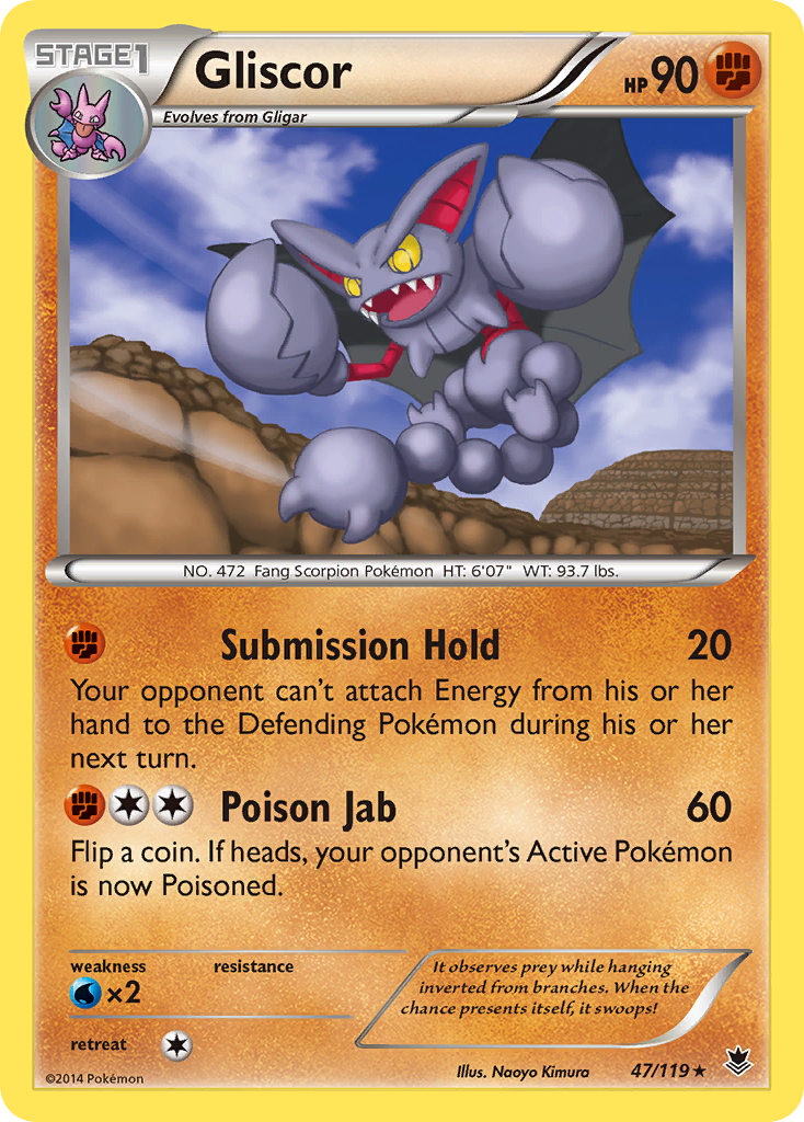 Gliscor — illustrated card