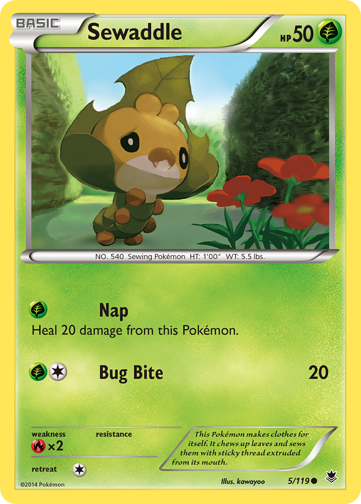Sewaddle — illustrated card