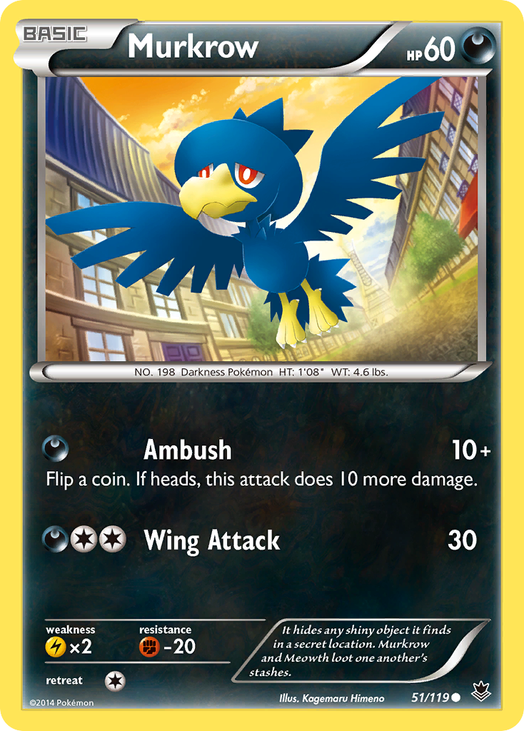 Murkrow — illustrated card