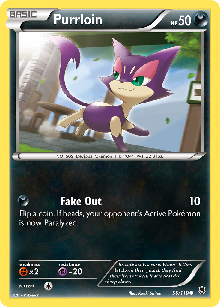 Purrloin — illustrated card