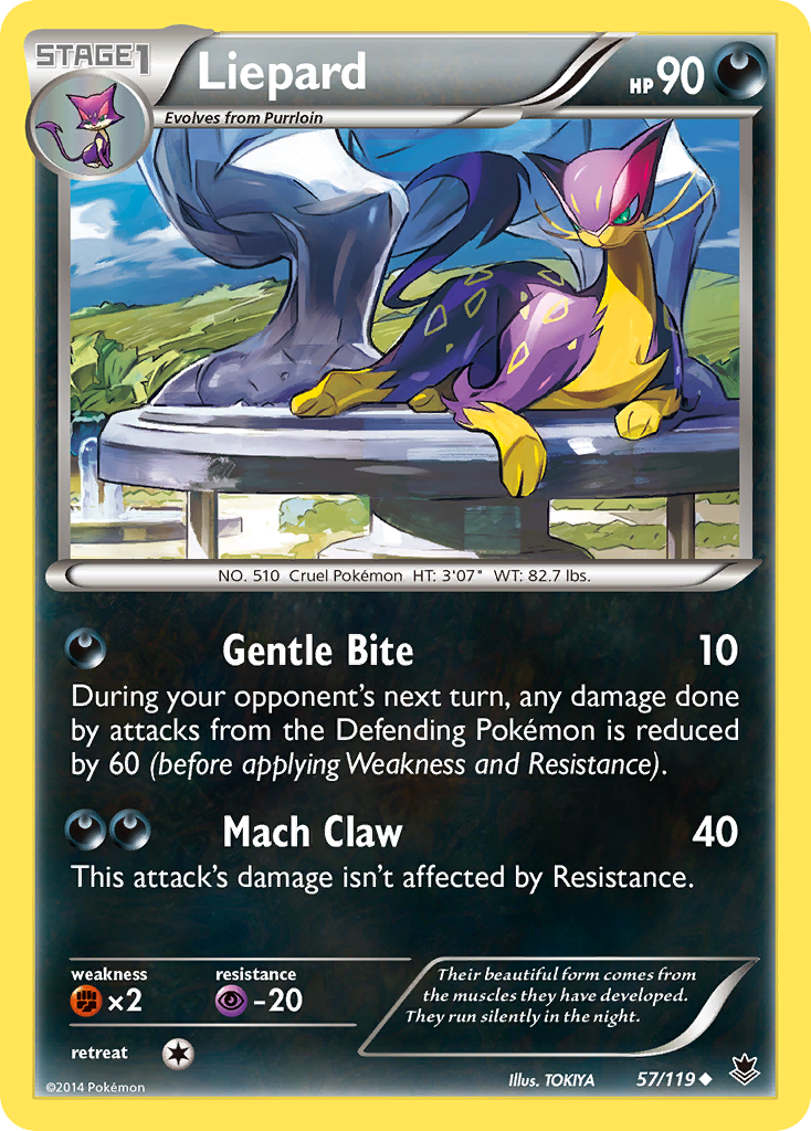 Liepard — illustrated card