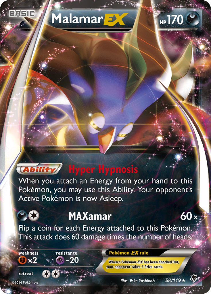 Malamar-EX — illustrated card